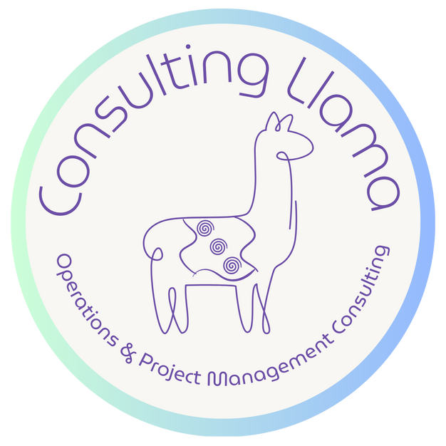 Consulting Llama Logo - operations and project management consulting